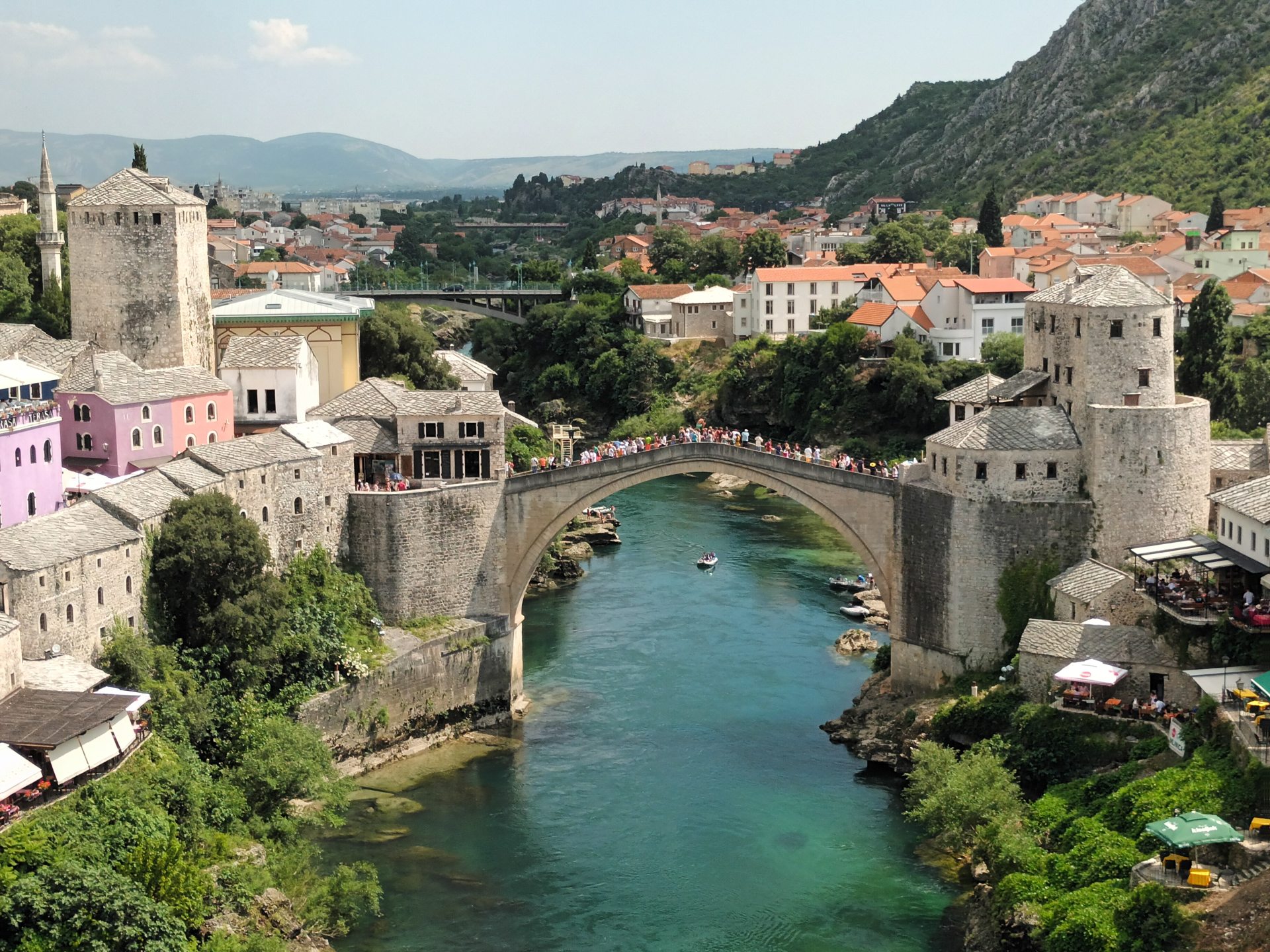 A mostari Öreg híd (a szerző fotója, 2023) A mostari Öreg híd (a szerző fotója, 2023)